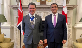 Ambassador Varuzhan Nersesyan's meeting with the Lord Mayor of the City of London