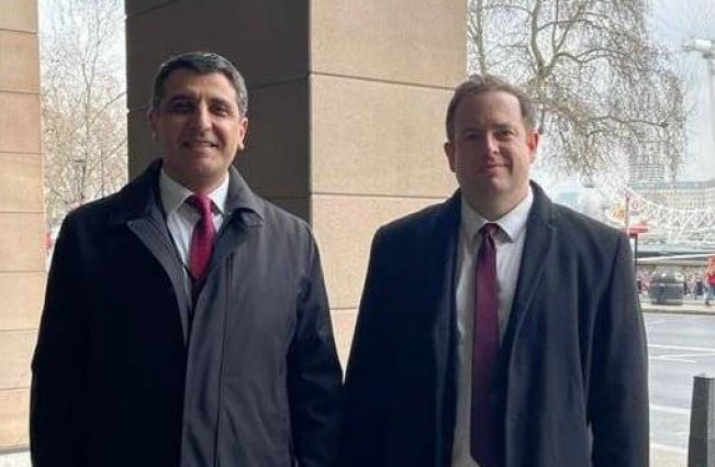Ambassador Varuzhan Nersesyan's meeting with Stephen Doughty