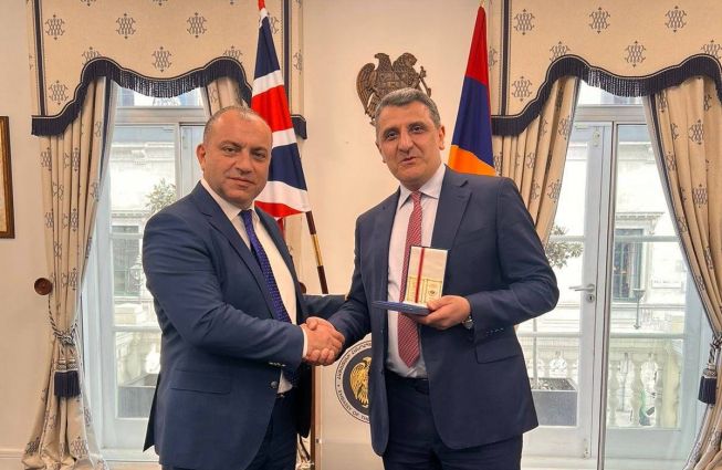 Դեսպան Ներսեսյանը հյուրնըկալել է ՍԴ նախագահ Արմեն Դիլանյանի գլխավորած պատվիրակությանը