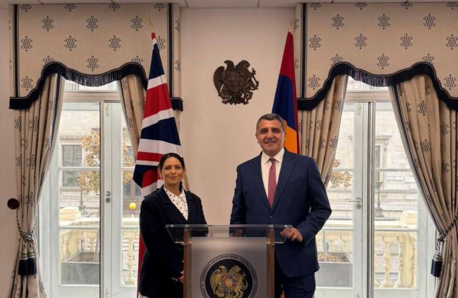 Ambassador Nersesyan's meeting with Dame Priti Patel