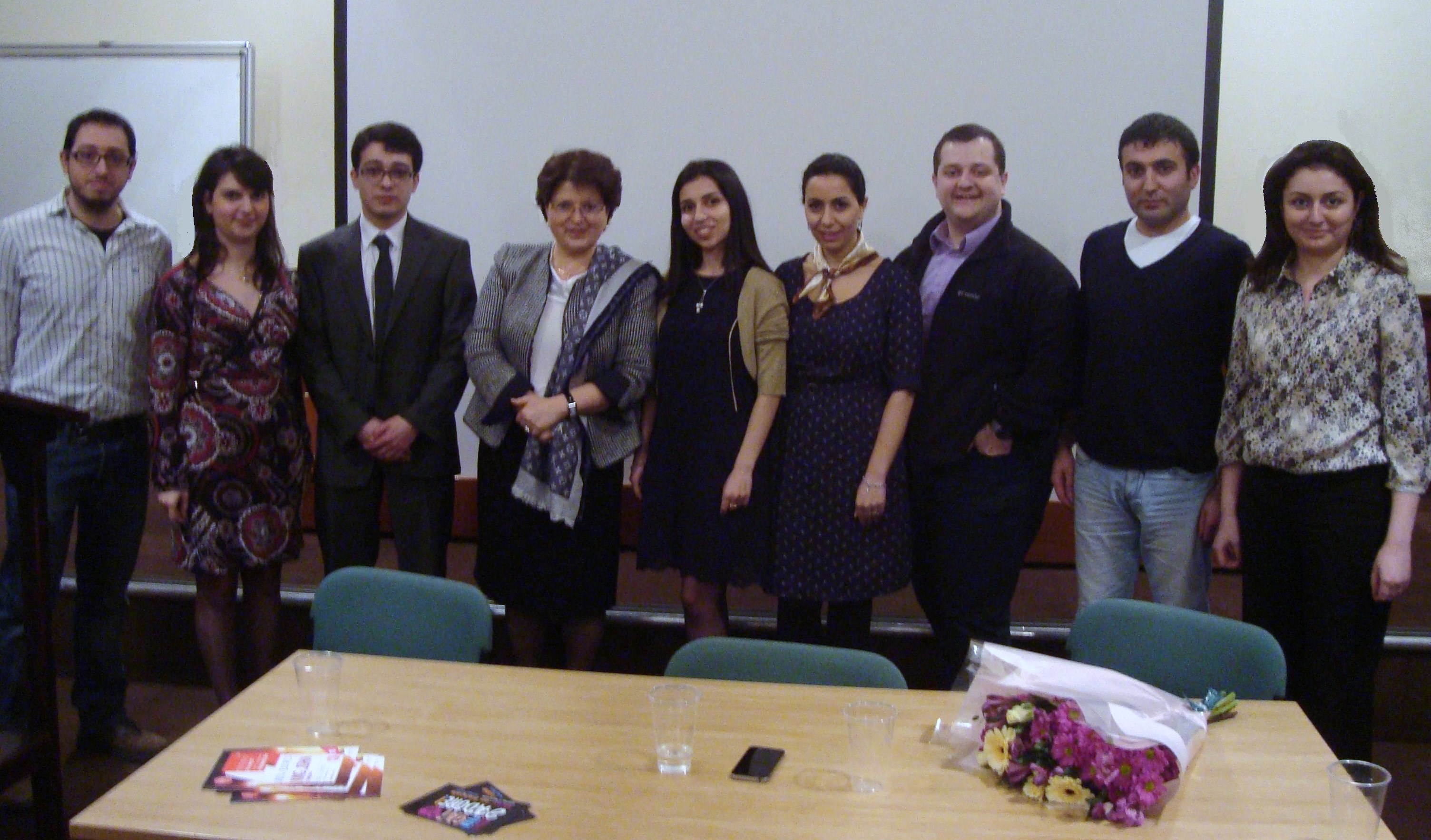 Armenian students at the University of Oxford